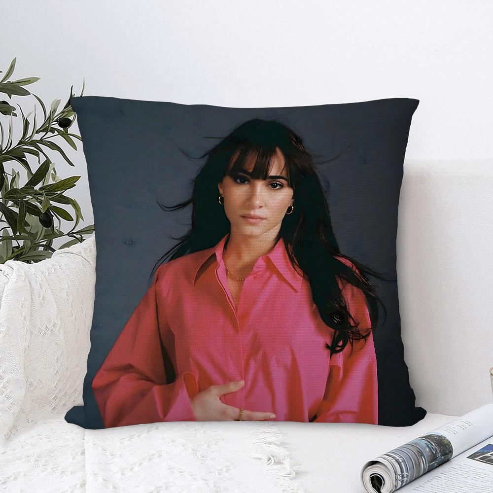 Singer A-Aitana O-Ocanas Pillow Case Sofa Decorative Home Double-sided Print Plush Square Throw Pillow Covers Cushion Decor