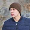 Solid color warm knitted hat thickened wool hat autumn and winter candy color fashionable men's and women's extra pullover hat