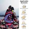 1pc. Cute Nightmare Before Christmas Jack & Sally Romantic Scene Blanket, Perfect for Home Decor, Gift Idea, Seasonal Use, Cozy Throw Blanke