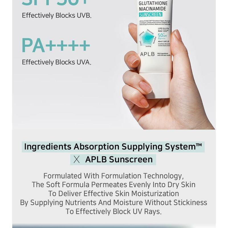 APLB - Glutathione Niacinamide Sunscreen