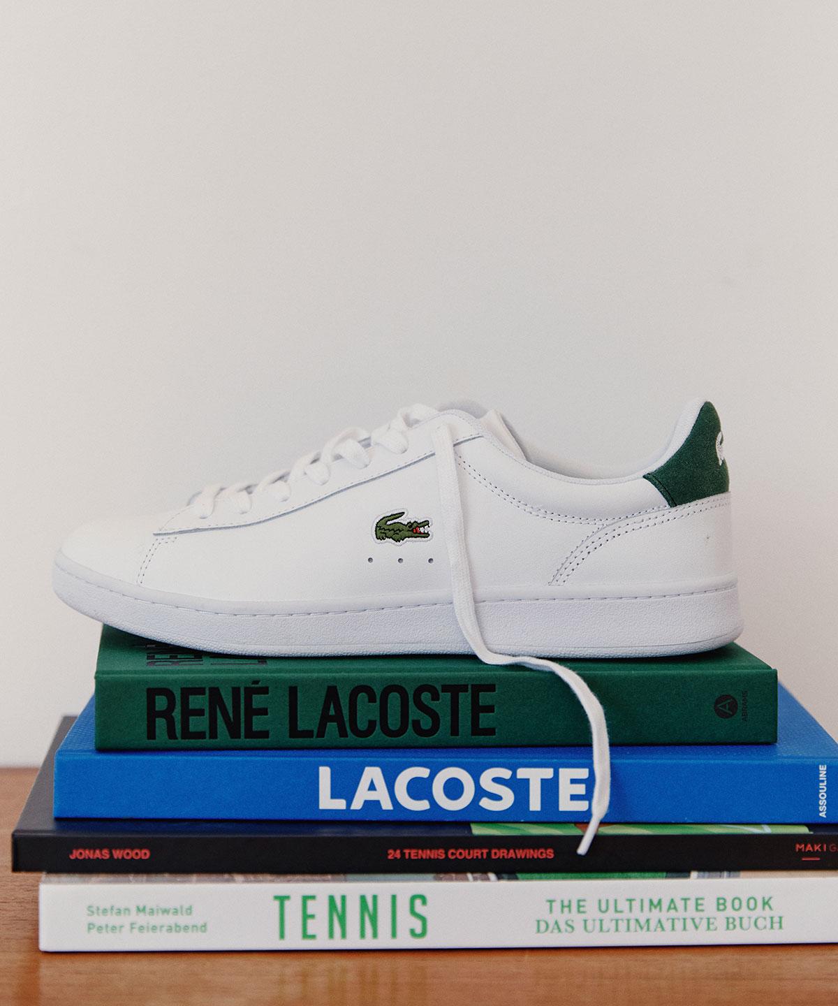Lacoste Men`S Court Ace Leather Sneakers
