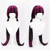 High Quality Movie Draculaura Cosplay Wig Long Straight Black Rose Pink Heat Resistant Synthetic Hair Anime Wigs