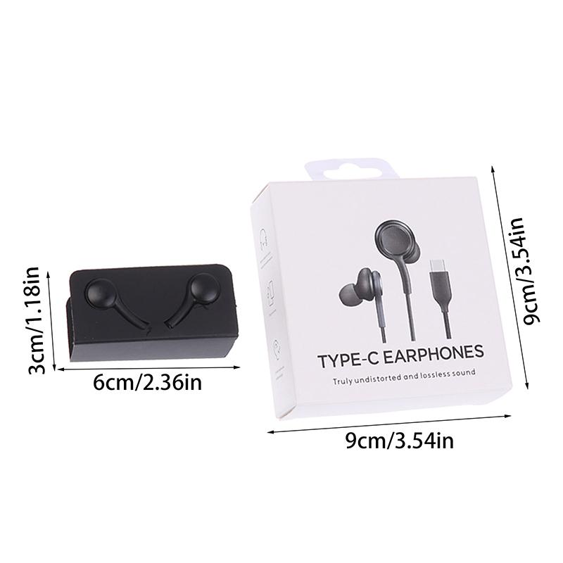 3.5Mm/Type C Wired Earphone With Microphone Universal For S10 Note10 Earbuds Headphones A54 A34 A53 A53 Accessories
