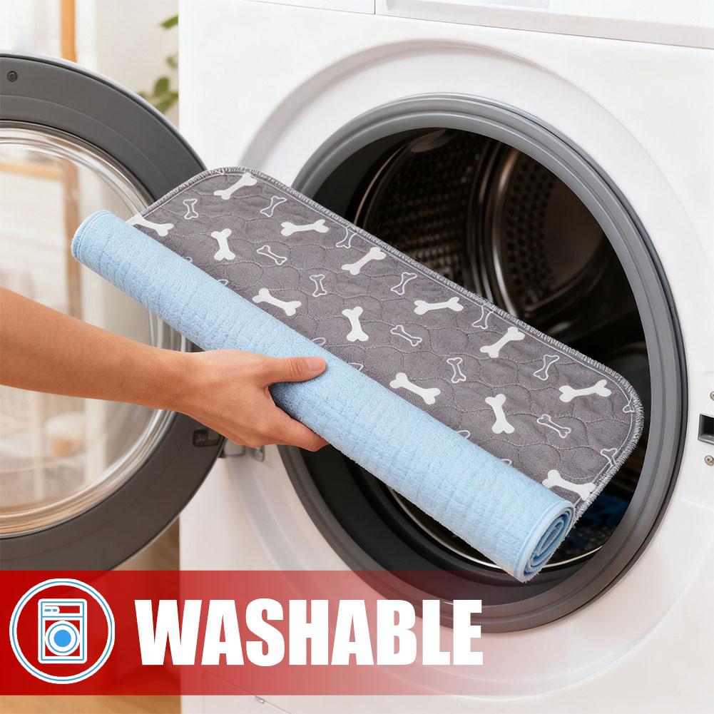 Washable Pee Pads for Dogs Large Reusable Puppy Pet Training Floor Mats Absorbent Leakproof Whelping Potty and Crate Use