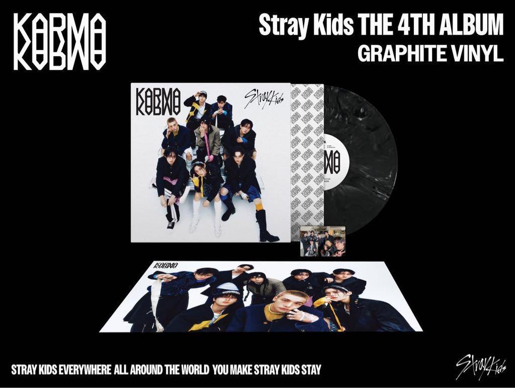 [USED] Stray Kids Karma Graphite Vinyl Record
