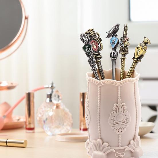 

Набор кистей для макияжа, 5 шт., подарки, волшебная палочка, ретро, ​​различные изогнутые кисти для макияжа, набор женских теней для век, подводка для глаз, набор кистей для растушевки губ с розового золота