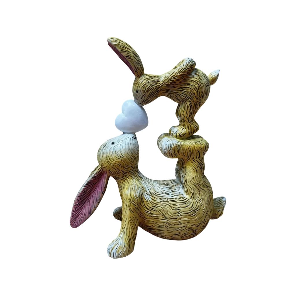 Easter Bunny Resin Craft Ornament, Easter Mother's Day Gift Bouquet Angel