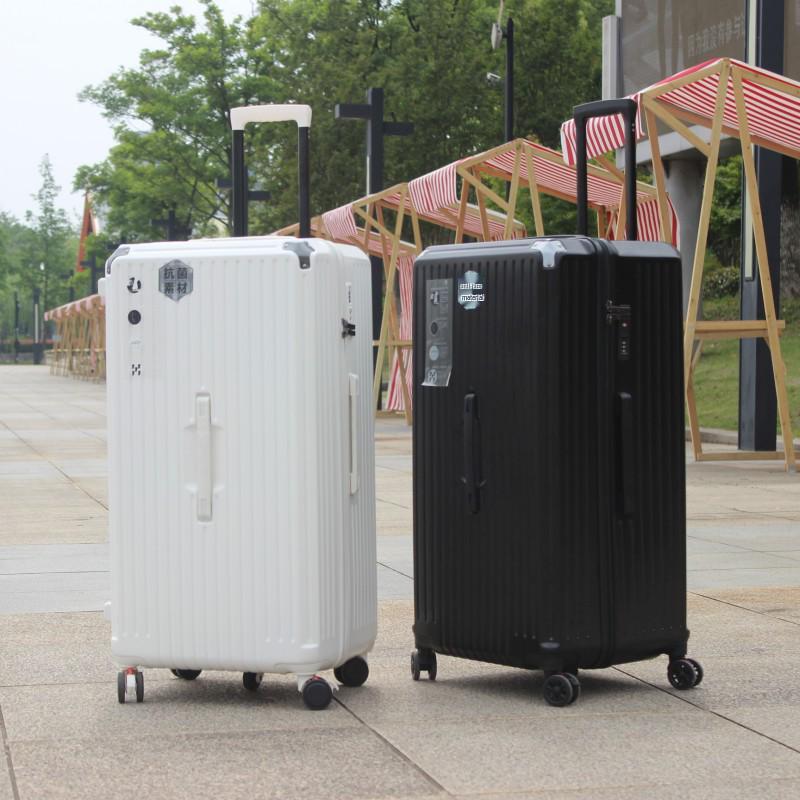 Extra Large Capacity Five-Wheel Antibacterial Suitcase with Brake Wheel and Password Lock