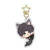 Eternal Love and Deep Space Rotating Golden Star Beautiful Keychain Double Sided HD Anime Acrylic Custom Lanyard Charm