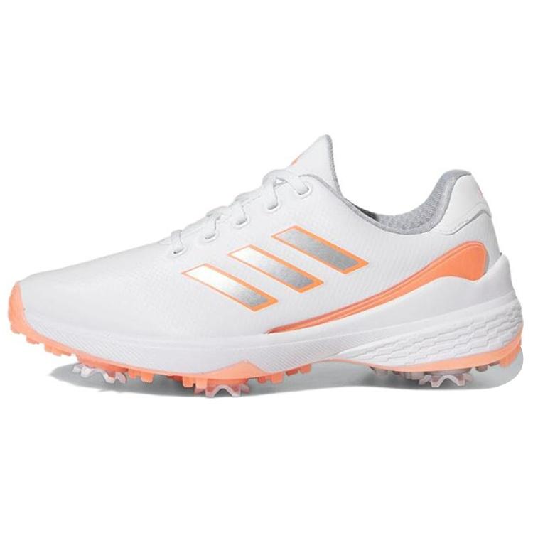 (WMNS) adidas ZG23 Golf Shoes Cloud White Silver Metallic Coral Fusion Women s GZ2176 EU 36