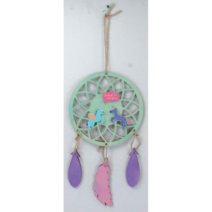 Attrape-rêves en bois 12,5 cm
