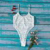 Nouveau body sexy en dentelle à jarretelles taille haute, plateforme