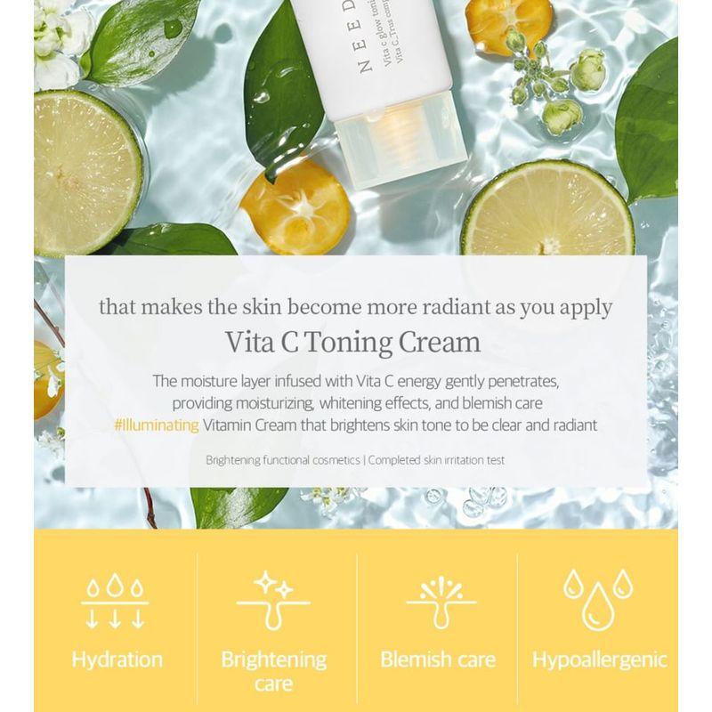 NEEDLY - Vita C Glow Toning Cream