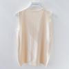 Camisole Women's Inner Suit Bottoming Loose White Outer Wear Knitted Sweater Sleeveless T-shirt Vest Summer