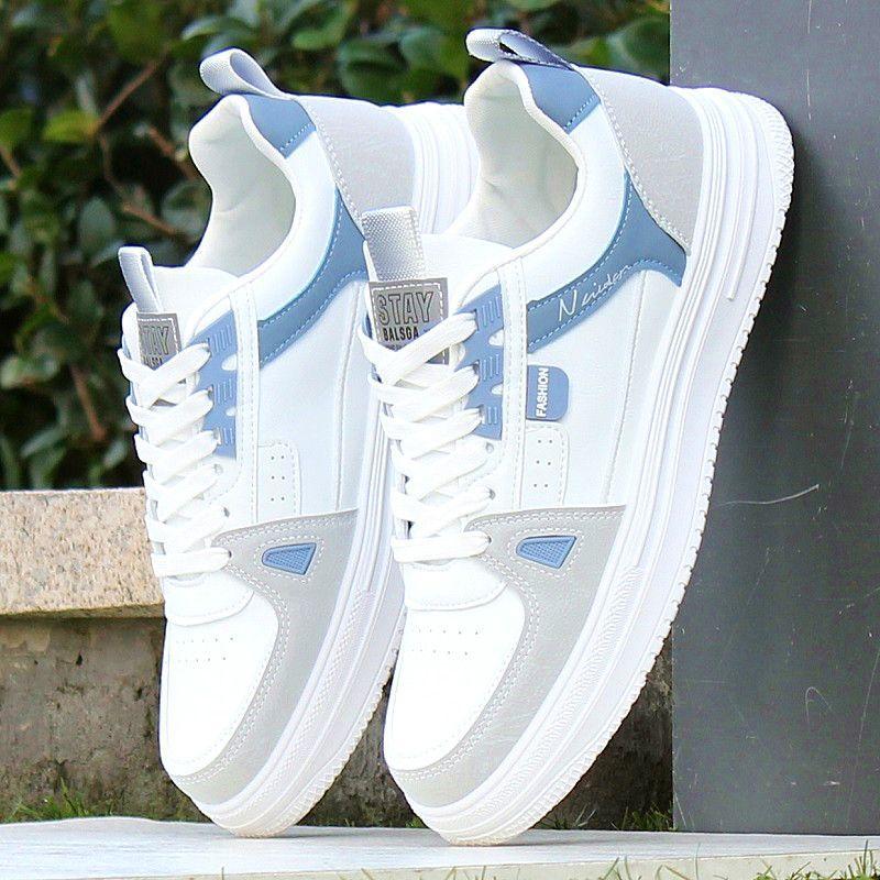 Summer Men's Shoes Spring and Autumn Leather Shoes Men's Mesh Deodorant Wear-resistant Sports Shoes Trend Versatile Casual Trendy Shoes