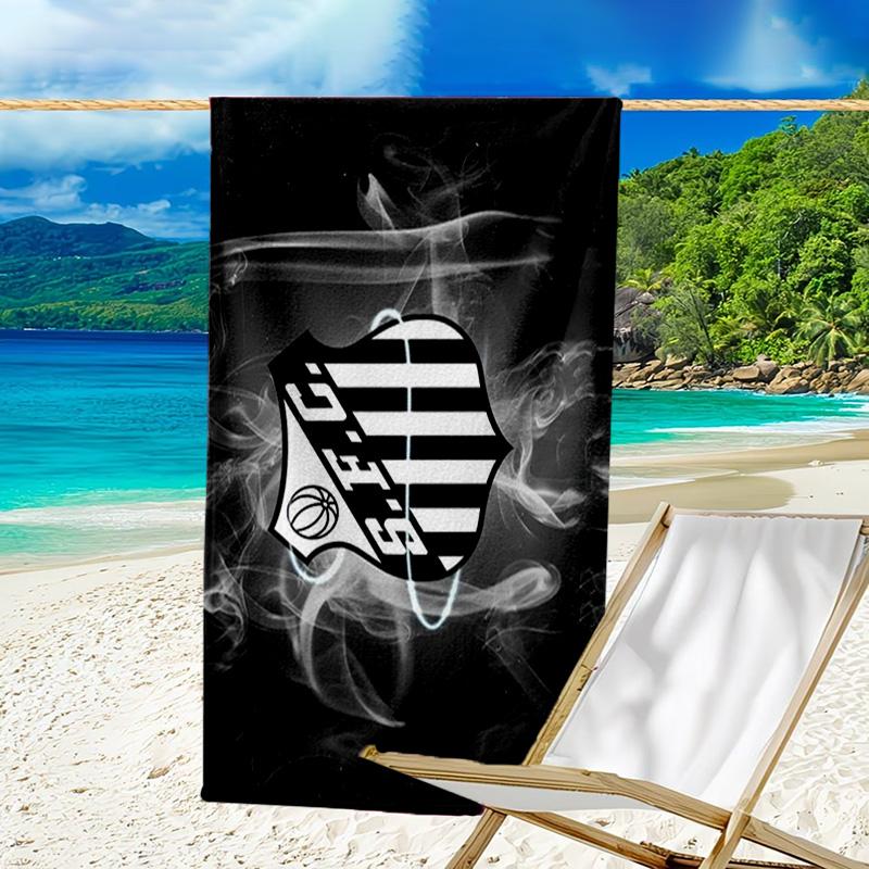 Strandtuch mit aufgedrucktem FC-Wappen, superweiche Mikrofaser, perfektes Geschenk zum Geburtstag, für Pool, Strand, Reisen, für Familie und Freunde