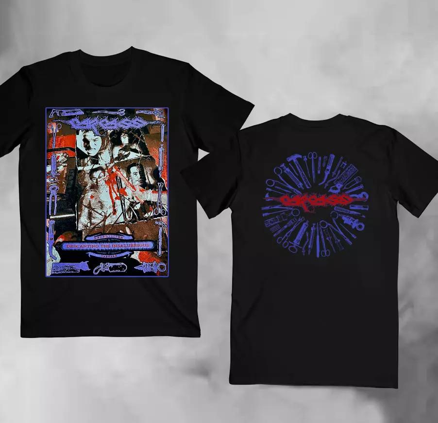 Nové DTG potištěné tričko- CARCASS- Necroticism - Descanting the Insalubrious