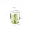 1PC Dripable Fruit Cup with Fork Food Grade Student Portable Picnic Storage Bucket Plastic Cup Sealed Leak Proof Salad Cup