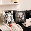 1pc S-Slay The Princess Pillow Case Fashion Square Pillowcase Bedroom Sofa Room Ins Decoration Leisure
