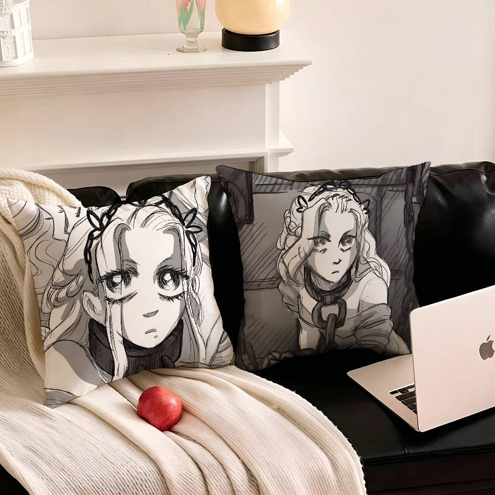1pc S-Slay The Princess Pillow Case Fashion Square Pillowcase Bedroom Sofa Room Ins Decoration Leisure