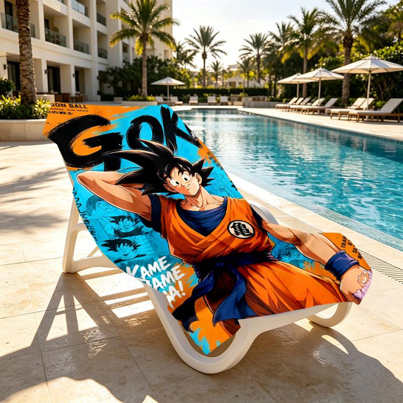DRAGON BALL Print Beach Towel Design, Soft, Lightweight. for Home Bathroom, Spa, Pool, Yoga, Surfing, Camping, Gift for Family, Friend