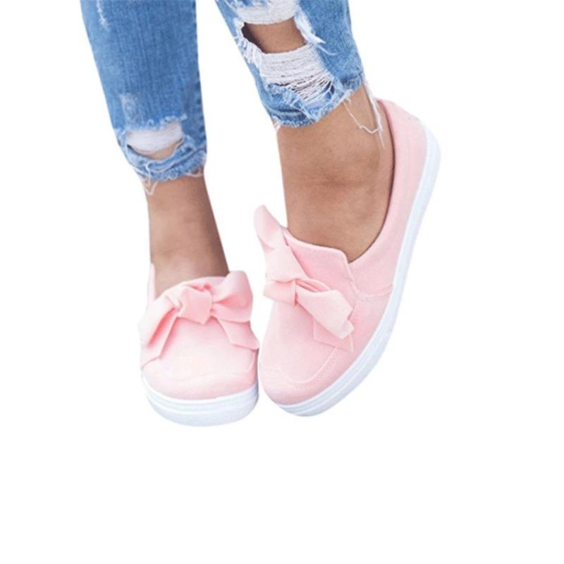 Spring and Summer New Bow Casual Women's Shoes Platform Women's Single Shoes