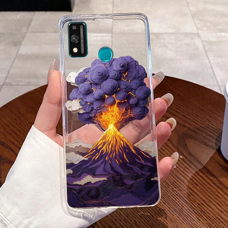 Jelly Casing For Honor 9X Lite 9XLite Capa Coque Clear Silicone Soft TPU Back Cover Cute Cat Rabbit Heart Protective Case Fundas