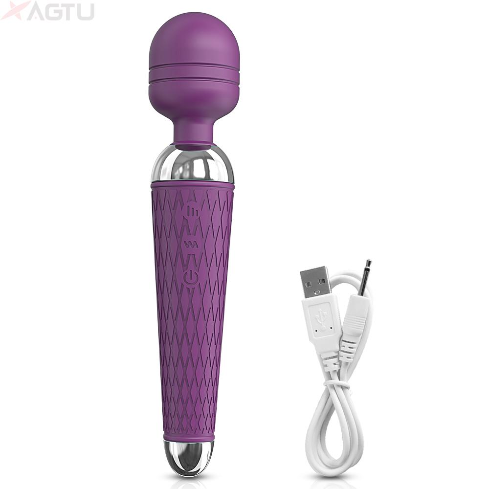 Powerful AV Vibrator for Women Clitoris Stimulator Nipple G Spot Magic-Wand Dildo Female Vibrating Masturbation Adult Sex Toys