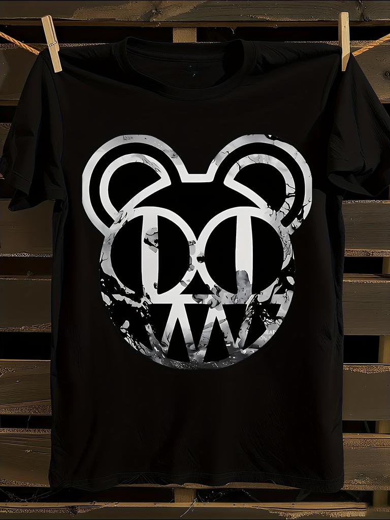 Radiohead Logo Black Tshirt