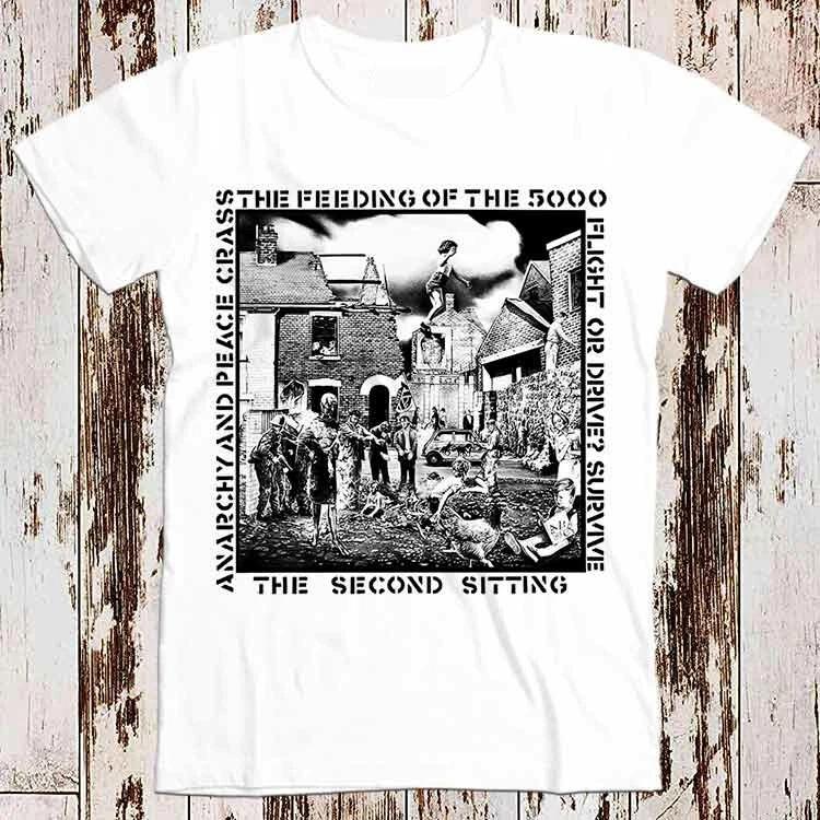 Crass The Feeding of The 5000 T Shirt  Men's and Women's Same Crew Neck Pure Cotton T-shirt