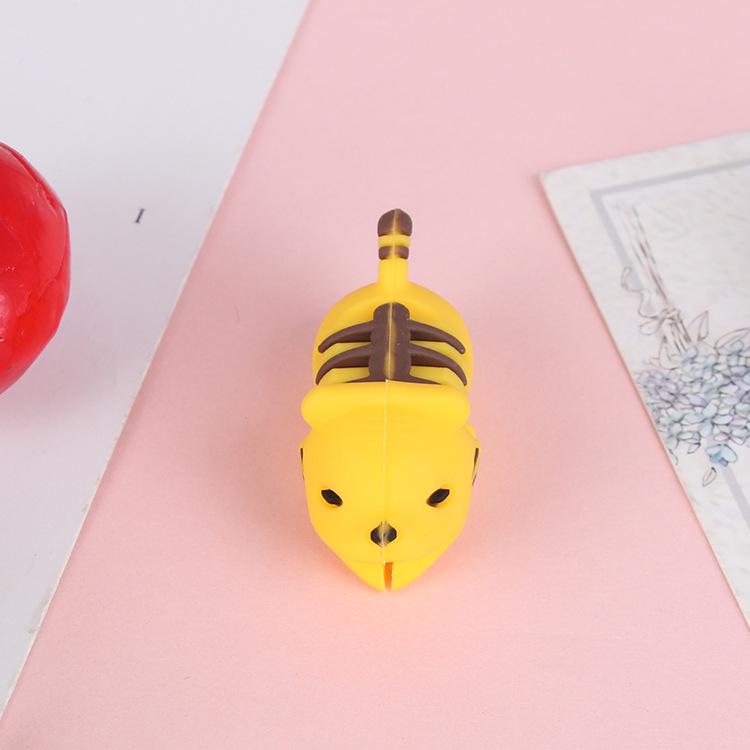 Uroczy Kreskówkowy Uniwersalny Ochraniacz Kabla - Osłona Ładująca Zapobiegająca Pękaniu