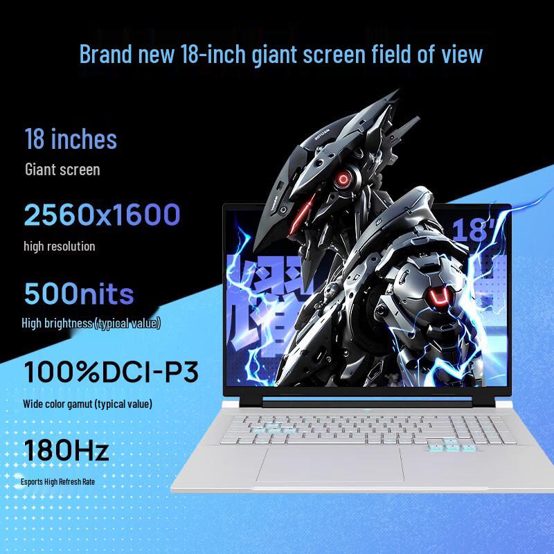 MECHREVO YaoShi 18 Pro 18-inch Gaming Laptop (CN version) 18-inch серый