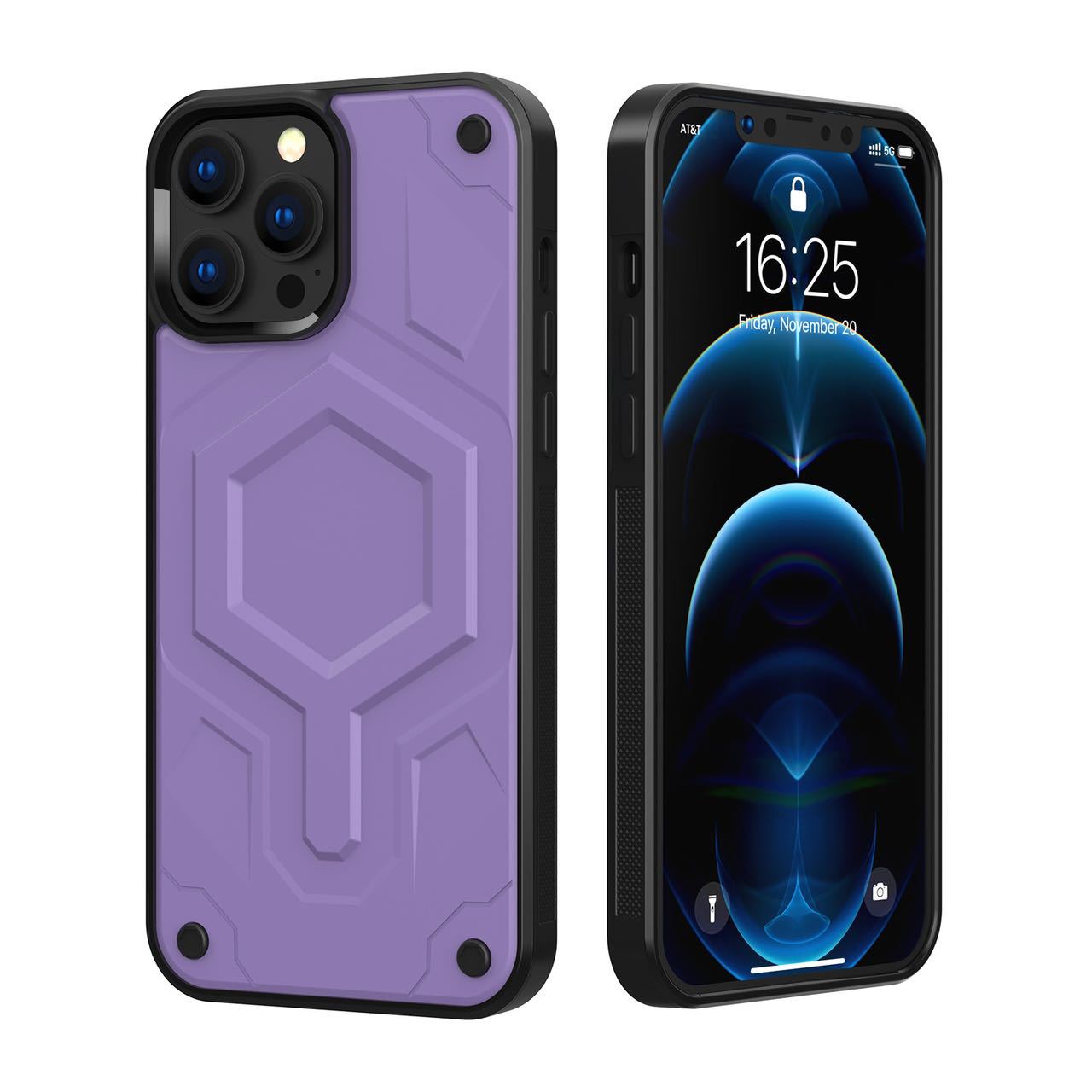 

Магнитное притяжение, Подходит для Ip16promax Сильная магнитная формула, Apple 15/14/13 Полное покрытие, Противоударная жесткая оболочка Apple 11