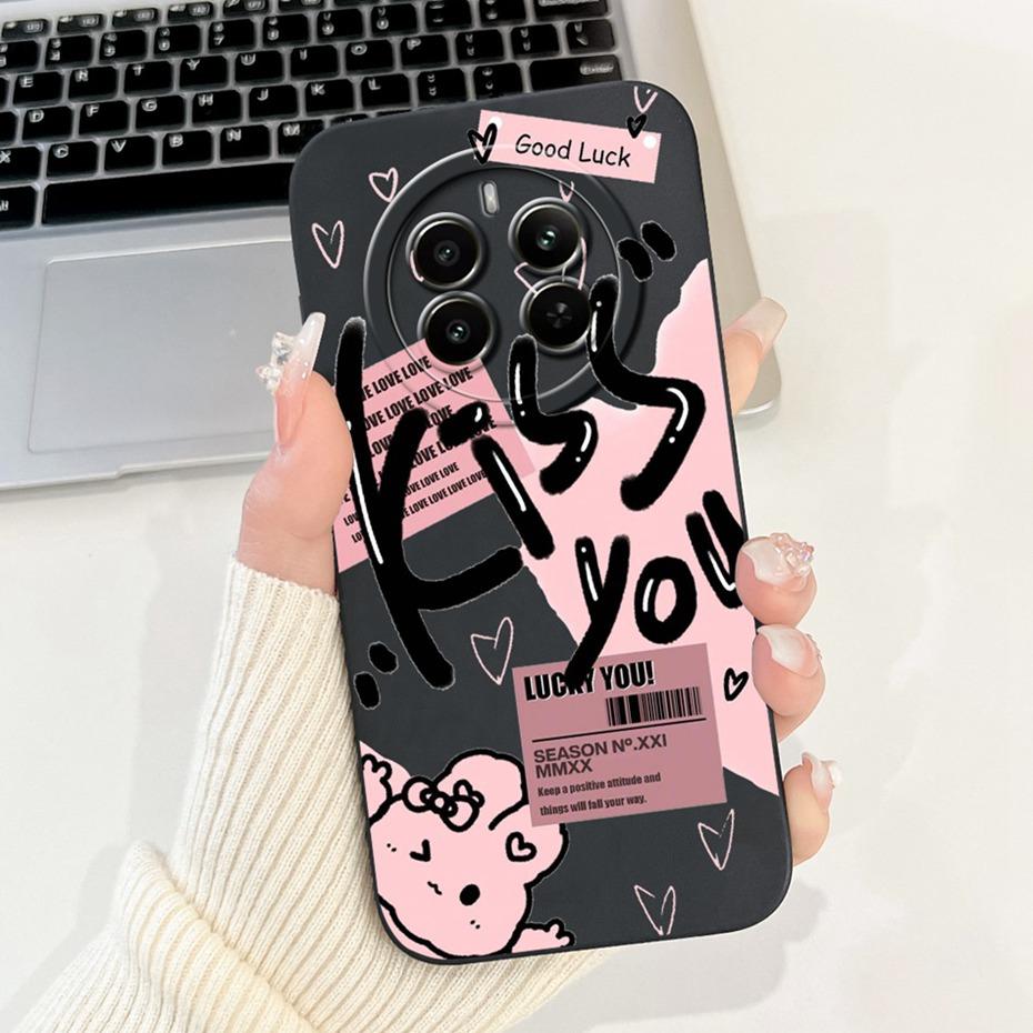Modisches Neues Design Für Realme 12+ 12X 12 5G Kamera Schutz Handyhülle Für Realme 12X 12 Plus 5G Weiche Silikon Gelee Hüllen