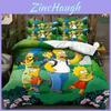 Kreslené povlečení The Simpsons s reaktivním tiskem pro moderní domácí dekor
