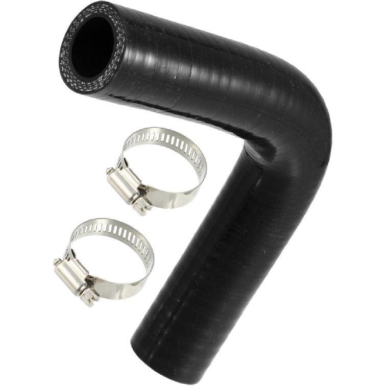 

1 Set 19mm 0.75 ID 90 Degree Elbow Engine Silicone Hose Black Auto Accessories