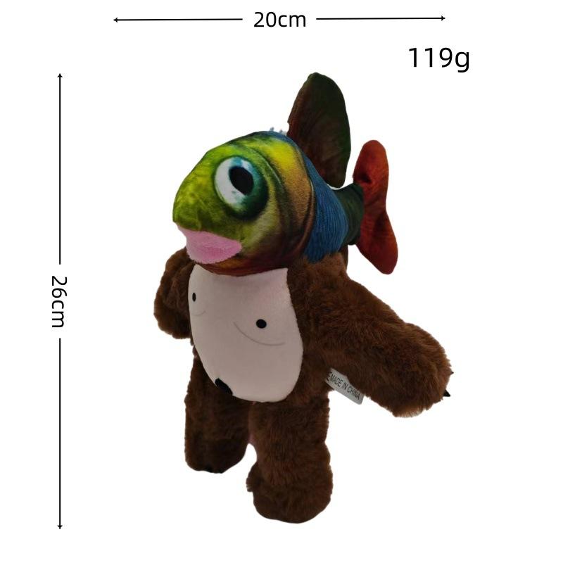 Tungtungsahur Shark AI American Shan Hai Jing Parody Plush Toy Doll