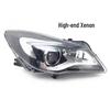 Compatible Buick Regal Headlight Assembly for 2014-2016 Models: High & Low Beam Configuration.