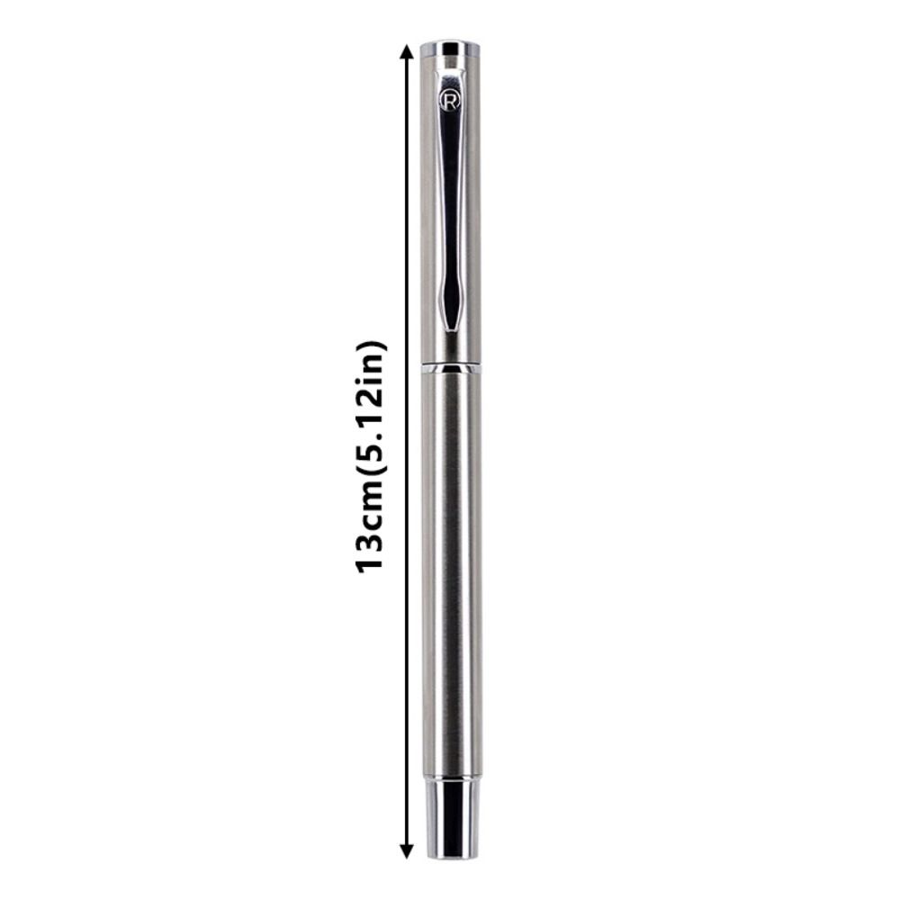 Metal Fountain Pen Curved Nib Smooth Writing Calligraphy Pen 0.38/0.8/1.3mm Tip Writing Signature Pen School Office