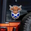 Cute Scottish Highland Cow Vinyl Decal Sticker - Durable Waterproof Artwork for Laptops Cars Bins And More Q138
