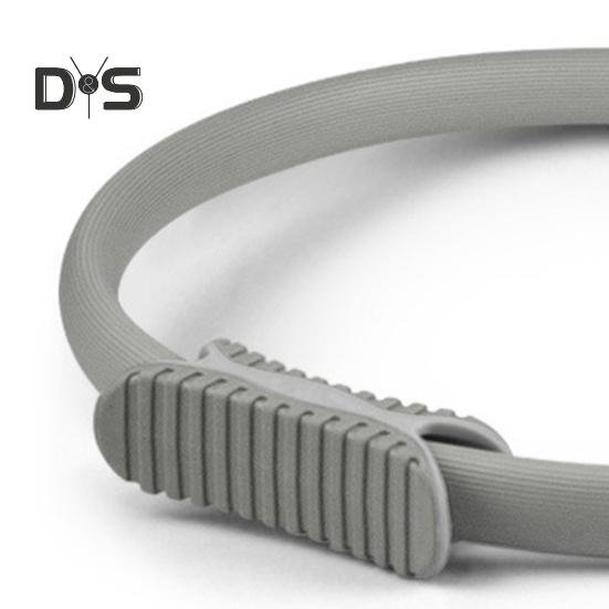 Inel Pilates pentru Femei cu Mânere Anti-alunecare pentru Tonifierea Picioarelor, Exerciții pentru Partea Interioară a Coapselor și Planșeul Pelvin, Cerc Yoga, Echipament Fitness pentru Gimnastică Acasă