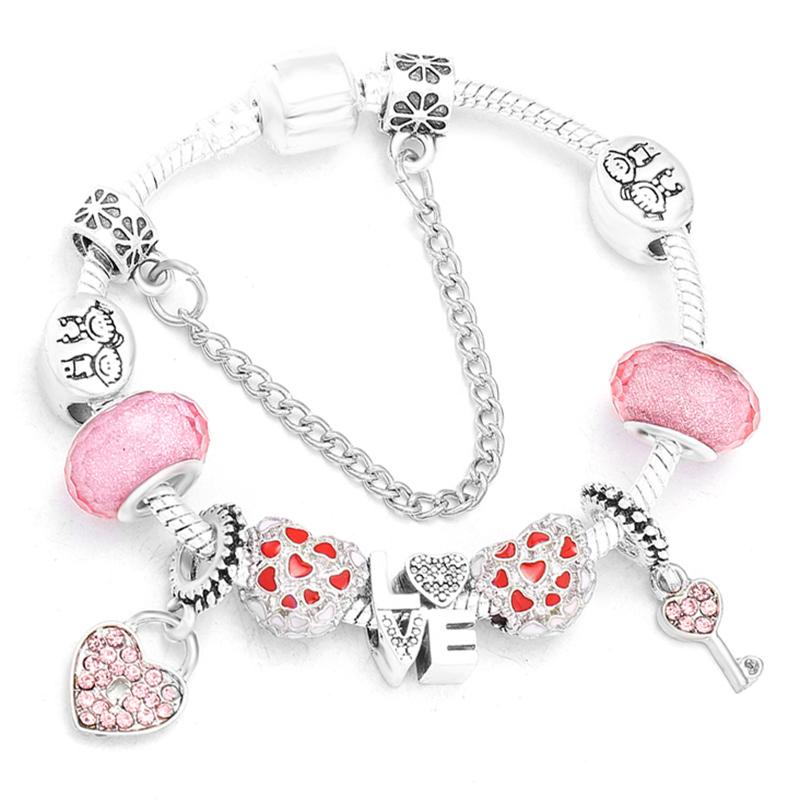 1/16cm 21cm Luxury Cutterfly Snake Chain Bracelet DIY Jewelry Gift For Women Men 41 Styles Trendy Fashion