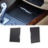 Car Center Console Cup Holder Cover Slide Roller Blinds Storage Box Zipper Sliding Cover For BMW X5 E70 X6 E71 E72