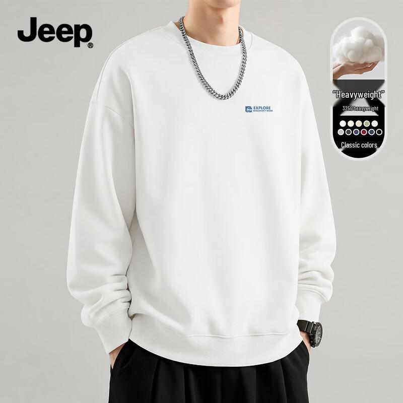 Jeep Men's Round Neck Long Sleeve Sweatshirt