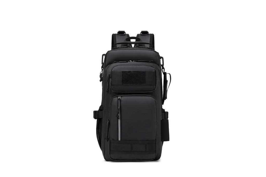 Outdoor Large Capacity Backpack With Waterproof Polyester Material For Travel And Fishing Enthusiasts