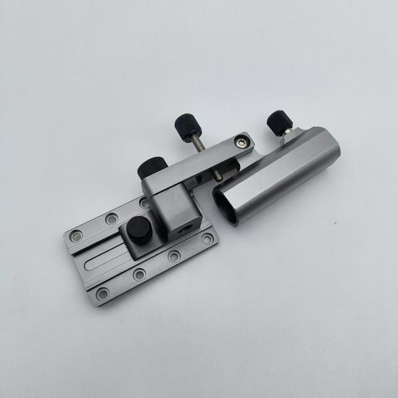 Heavy-Duty Aluminum Fish Bait Box with Rod Support Diameter 23mm