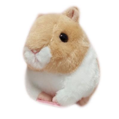 Çocuk Sevimli Simülasyon Hamster Doldurulmuş Bebek Peluş Oyuncak Anahtarlık Kolye Kız Hediyesi