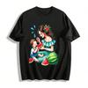 Summer Parent-Child Watermelon Time Printed Casual Top Pure Cotton T-shirt
