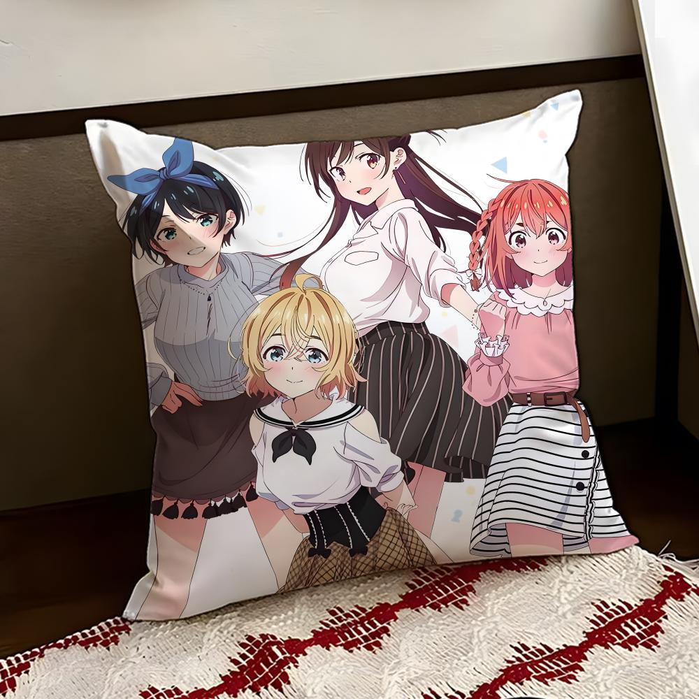 OOkarishimasu Anime Cushion Cover Reversible Soft Durable Pillow Cover Home  Car MultiScene Use for Daily Comfort