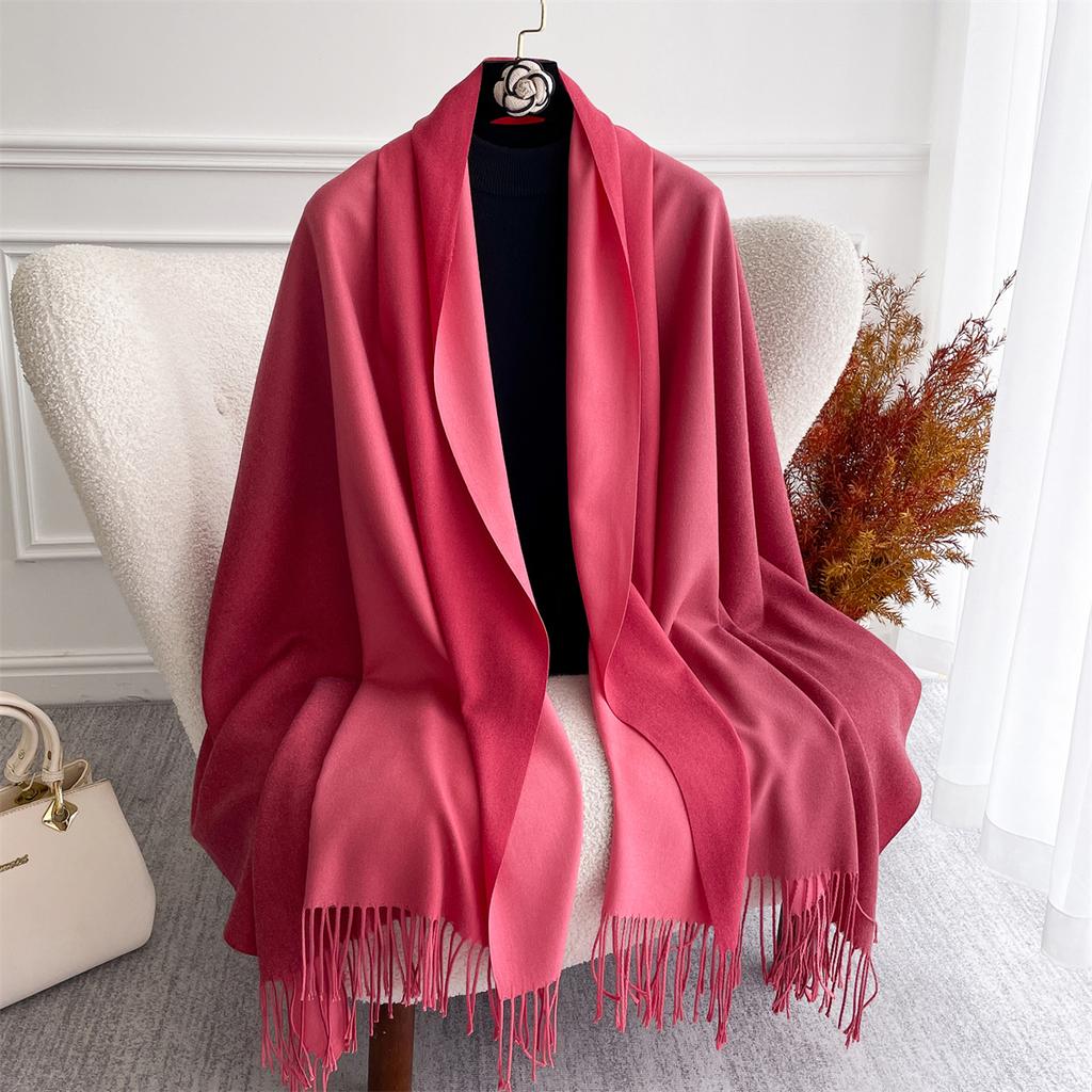 Winter Shawl Scarves Wrap  Design Cashmere Scarf Women Warm Fashion Pashmina Femal Poncho Neckerchief Echarpe Bandana